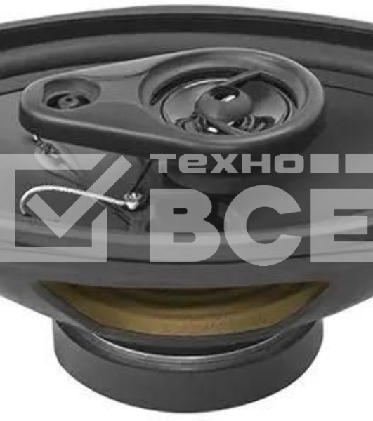 Колонки автомобильные Soundmax SM-CSL693 4Ом 15x23см (6x9дюйм) (ком.:2кол.) коаксиальные трехполосные
