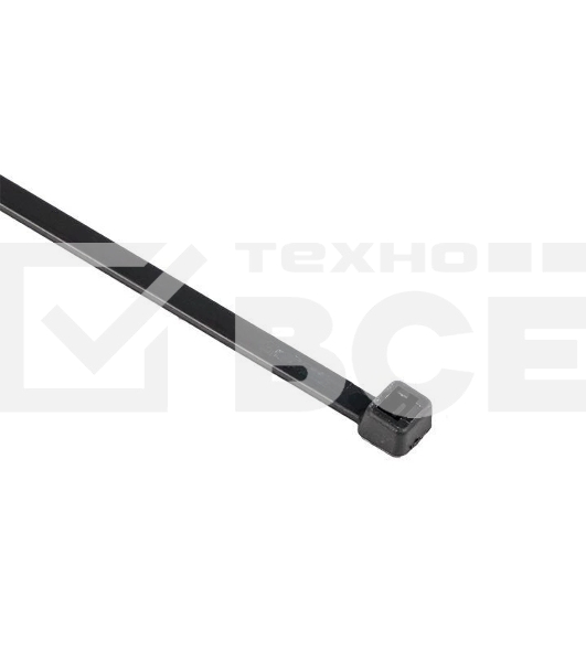 Хомут нейлоновый EKF plc-cb-4.8x200 черный (4,8х200) (100 шт.) EKF Basic