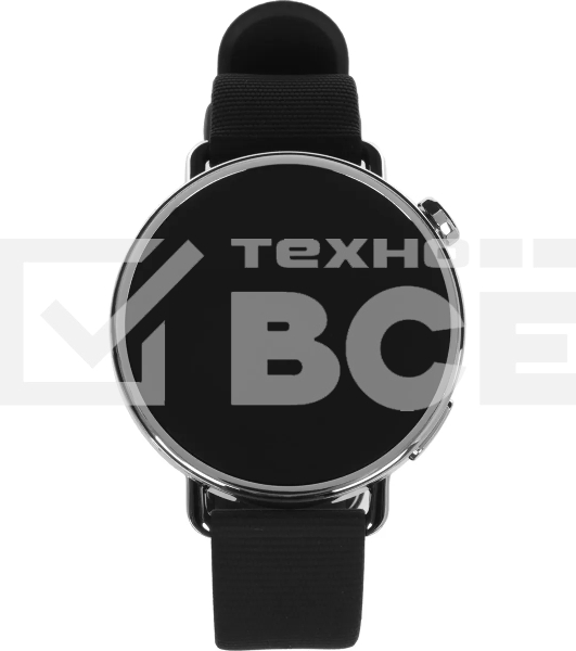 Смарт-часы Xiaomi Watch S4 41мм 1.32' AMOLED корп. серебристый рем.черный (BHR07VRGL)