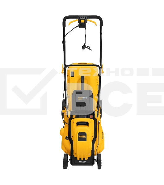 Газонокосилка электрическая Denzel GMC-2000, шир. 44см, 2000 Вт, 6 уров., травосб. 45 л