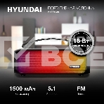 Портативная колонка Hyundai H-PS1020 черный 16W 2.0 BT 10м 1500mAh, фото6