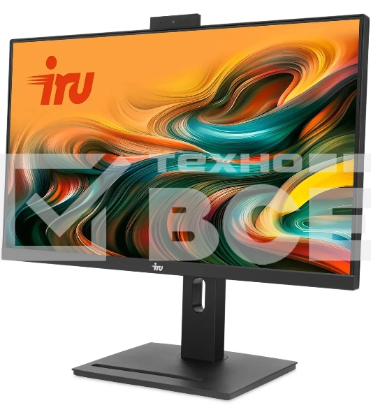 Моноблок IRU 23IM 23.8' Full HD i5 12450H (2) 16Gb SSD512Gb UHDG FreeDOS GbitEth WiFi BT 90W Cam черный 1920x1080