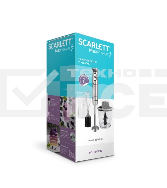 Блендер Scarlett SC-HB42F88 (сталь)