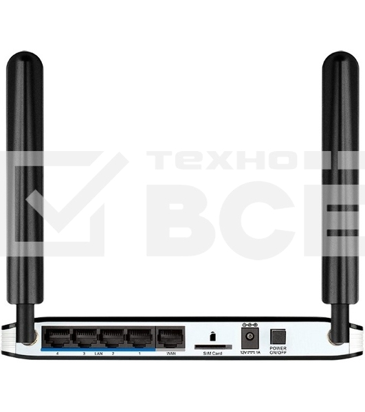 Роутер Wireless N300 LTE Router with 1 USIM/SIM Slot, 1 10/100Base-TX WAN port, 4 10/100Base-TX LAN ports. 802.11b/g/n compatible, 802.11n up to 300Mbps,1 10/100Base-TX WAN port, 4 10/100Base-TX LAN ports, NAT, DHCP server/relay