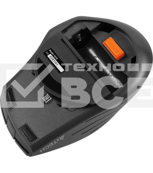 Мышь беспроводная A4Tech Fstyler FG30 серый, 2000 dpi, радиоканал, USB, кнопки - 5