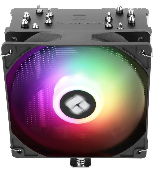 Устройство охлаждения(кулер) Thermalright Burst Assassin 120 SE ARGb Soc-AM5/AM4/1200/1700/1851 серебристый/черный 4-pin 25.6dB Al+Cu 510gr Ret (BA120-SE-ARGb)