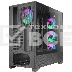 Корпус SAMA V42, Midi-Tower, чёрный, 4 x 120 мм, фото4