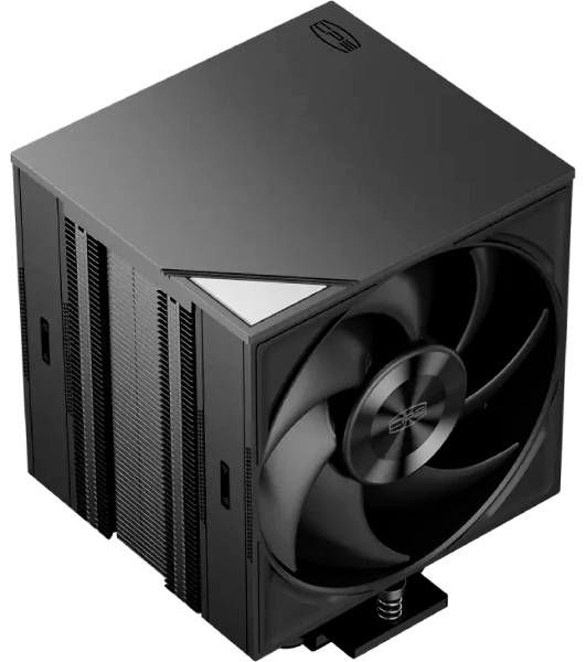 Кулер для процессора PCCooler RZ700D BK (270W, 4-pin PWM, 159.5mm, Al/Cu, 7x6mm, 2x120mm, 79.8CFM, 35.9dBA, 2400RPM, S: 1851/1700/1200/115X, AM5/AM4, black)