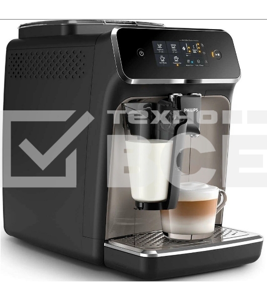 Кофемашина автоматическая Philips EP2235/40 черный, исп. кофе - зерновой, 1.8 л, 1500 Вт, 15 Бар.