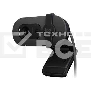 Веб-камера Logitech Webcam Brio 100, 1920x1080, GRAPHITE, защитная шторка, 960-001585