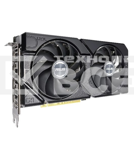 Видеокарта Asus DUAL-RTX4060-O8G-EVO NVIDIA GeForce RTX 4060 8Gb PCI-E 4.0  128bit GDDR6 2505/17000 HDMIx1 DPx3 HDCP Ret