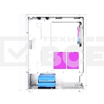 Компьютерный корпус Powercase Mistral Evo White, Tempered Glass, 1x 120mm PWM ARGb fan + ARGb Strip + 3x 120mm PWM non LED fan, белый, ATX (CMIEW-F4S), фото5