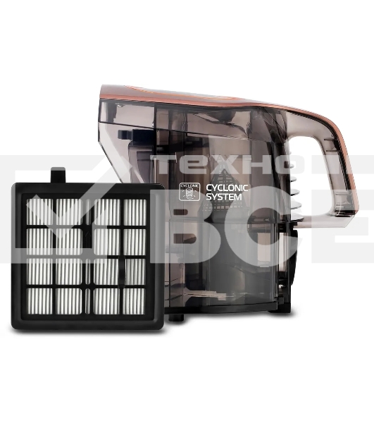 Пылесос Vitek VT-8117(BK) коричневый/черный, 450/2200 Вт, уборка сухая, пылесборник циклонный фильтр, 2,5 л