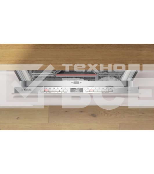 Встраиваемая посудомоечная машина Bosch SMV4HAX19E, серебристый, 59.8 см, 13 компл., 42 дБ, класс A+++