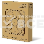 Вентилятор для корпуса Digma DFAN140PWM-1BK черный, 140 мм, 1500 об/мин, 28 дБ, 4 pin, фото5