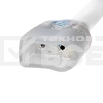 Установочный набор для одностороннего Гибкого неона Neon-night 8х16 мм (шнур питания каучук с диодным мостом и вилкой, заглушка, переходная муфта, игла) 1,5м, фото2