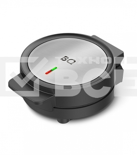 Прибор для выпечки BQ ST1009 черный/стальной, WAFFLE. 1000 Вт, приготовление 4 вафель одновременно, антипригарное покрытие панелей Non-Stick PRO, равномерный нагрев, теплоизолированная ручка, противоскользящие ножки, 2 индикатора работы: нагрева и питания