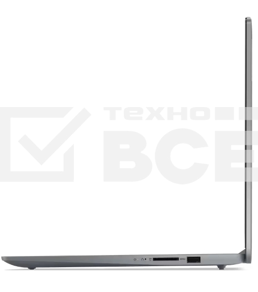 Ноутбук LENOVO IdeaPad Slim 3 15AMN8, серый, 15.6