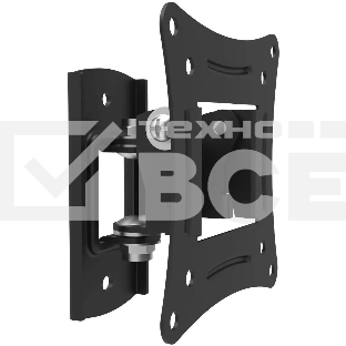 Кронштейн для телевизора SunWind 1F, 20-29', настенный, поворот и наклон, черный