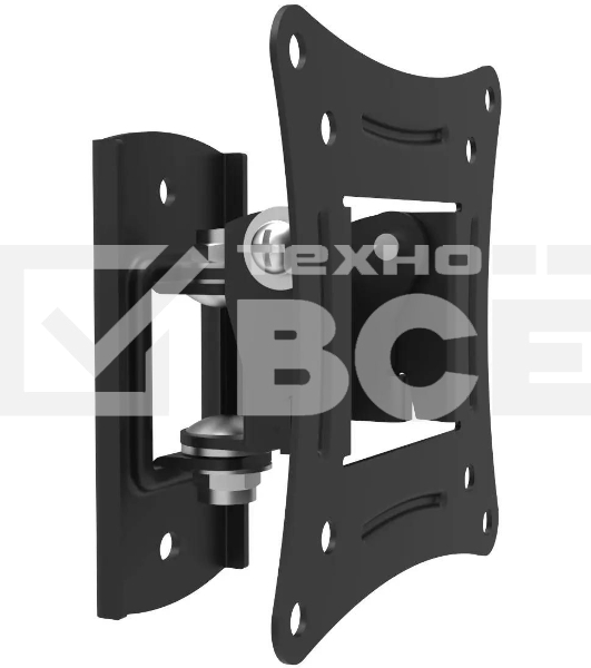 Кронштейн для телевизора SunWind 1F, 20-29', настенный, поворот и наклон, черный