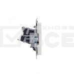 Розетка компьютерная двойная IEK BRITE РК10-2-БрЖ кат.5E RJ45 жемчуг, фото3