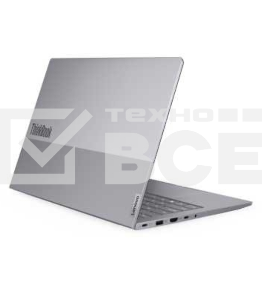 Ноутбук Lenovo ThinkBook 14 G8 IAL серый 14' WUXGA (1920x1200) IPS 300N, Ultra 7 255H, 1x16Gb DDR5-5600, 512Gb SSD M.2, Intel Arc 140T, WiFi6E, BT, FPR, TPM2, FHD Cam, 45Wh, 65W USB-C, NoOS, 1Y, 1.36kg