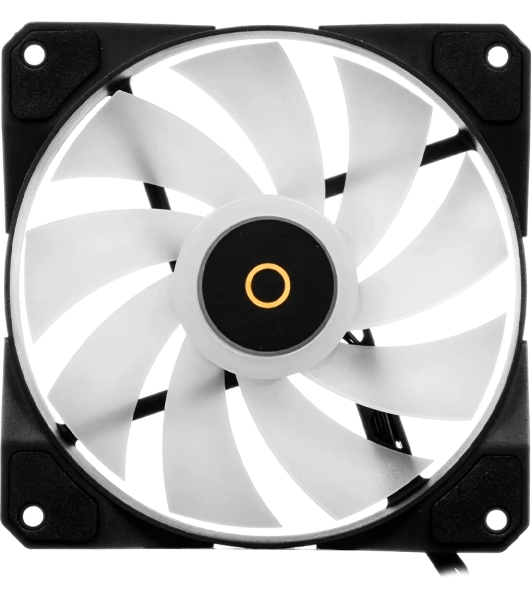 Реверсный вентилятор Fan Ocypus Beta F12 BK ARGB REVERSE BLADE PWM черный