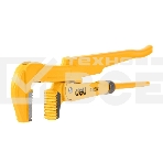 Трубный рычажный ключ №1 с прямыми губками Deli DL105140 315мм, раскрытие губок 0-40мм, сталь Cr-V, фото3