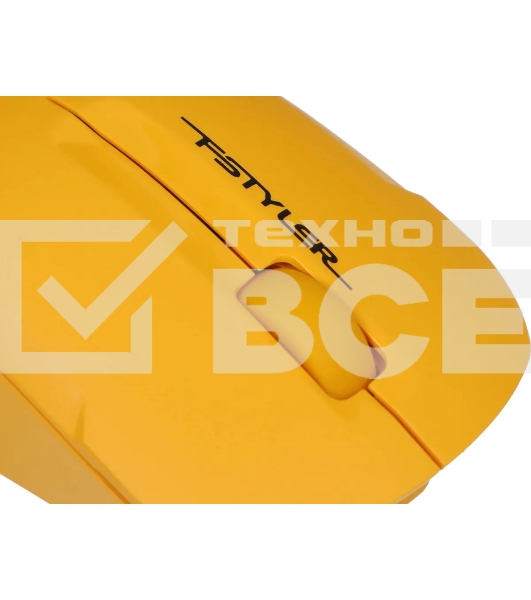 Мышь беспроводная A4Tech Fstyler FG15CS Air2 желтый, 1200 dpi, радиоканал, USB, кнопки - 3