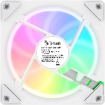 Вентилятор для корпуса Bloody CF-12 LCD ARGb 120х120x25 белый 4-pin 32дБ (упак.:1шт) (CF-12-ARGb120-WH) Ret, фото9