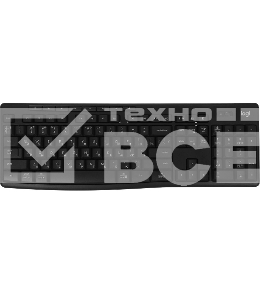 Комплект клавиатура+мышь Logitech MK370 беспроводной, USB, чёрный