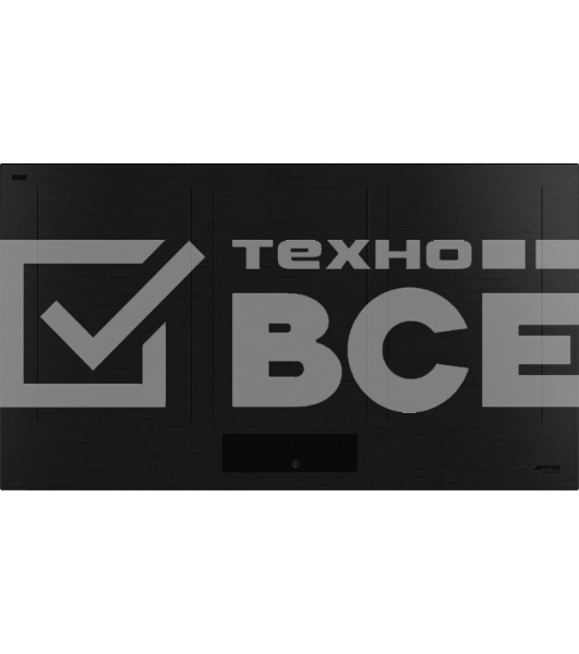 Индукционная варочная поверхность Smeg SIM3964MB, 90 см, прямой край, 6 зон приготовления, слайдерное управление, 9 уровней мощности, индикация остаточного тепла, автовентиляция 2.0, Booster, Multizone,, пауза, таймер, индикация времени, определение посуды, защита от случайного включения, черный