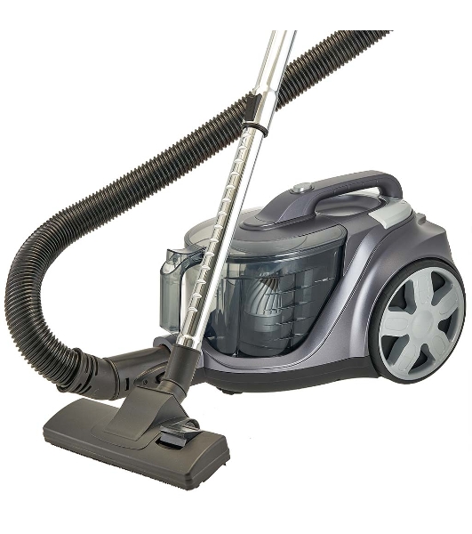 Пылесос Delta DL-0853 серый/фиолетовый, 400/2400 Вт, уборка сухая, пылесборник контейнер 4 л