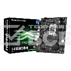 Материнская плата Maxsun Maxsun H610M, LGA 1700, Intel H610, 2xDDR4, 1xM.2, 3xSATA, 1xPCIe 4.0 x16, 1xPCIe x1, 1xHDMI, 1xDP, 1xVGA, 1x 1Gb LAN, 4xUSB 2.0, 2xUSB 3.2 Gen 1, 5.1, mATX, фото 1