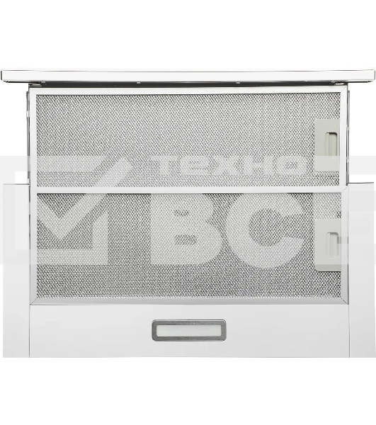 Вытяжка встраиваемая Hyundai HBH 6230 W белый управление: кнопочное (1 мотор)