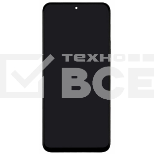 Дисплей (модуль) для Huawei Honor X8A в сборе с тачскрином, черный