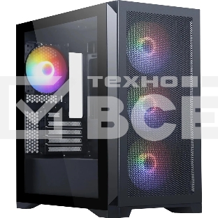 Корпус Accord AM08 черный без БП ATX 2xUSB3.0 1xUSB3.1 audio bott PSU