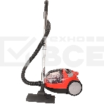 Пылесос Hyundai HYV-C3075 красный, 380/2000 Вт, уборка сухая, пылесборник контейнер 1.5 л, фото 1