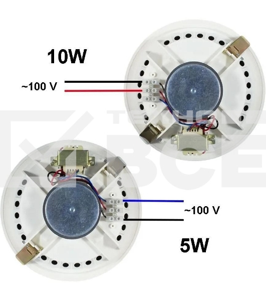 Громкоговоритель Tantos TSo-PW10a потолочный 10Вт белый (00-00026419)