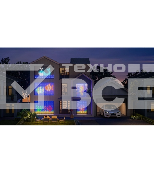 Умная штора-гирлянда Yeelight, 475 ламп, 1,5м x2м / RGBIC+ BLE / YLYDD-0053