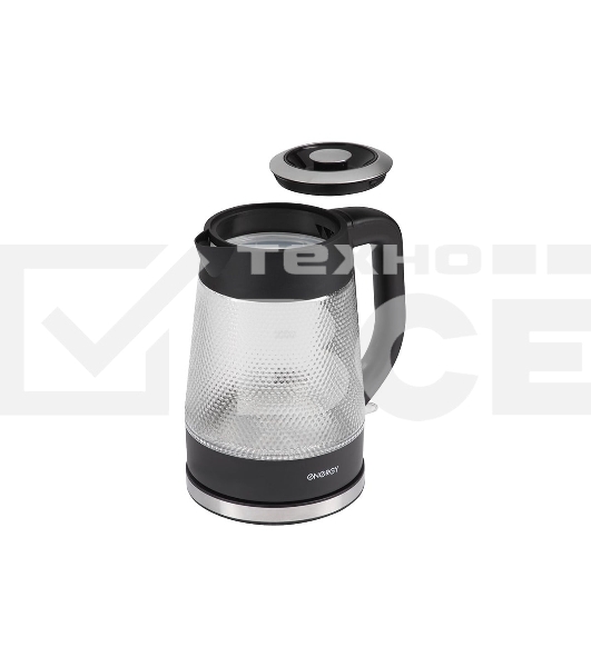 Чайник электрический Energy E-223 1.8л, рифленое стекло, черный