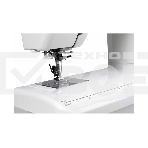 Швейная машина Janome 415 15 операций, вертикальный качающийся челнок, полуавтоматическое выполнение петли, автоматический нитевдеватель,  регулировка длины стежка до 4 мм, ширины зигзага до 5 мм, регулятор натяжения верхней нити, рычаг обратного хода, ле, фото6
