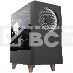 Корпус WIZMAX EM1 Woofer, mATX, mITX черный, Mini-Tower, без БП, TG, 1x160mm + 1x120mm LED, 1xUSB-A 3.0 + 2xUSB-A 2.0, фото 1