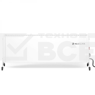 Конвектор Neoclima Nano 2000W белый, 2000 Вт, 25 м2, термостат