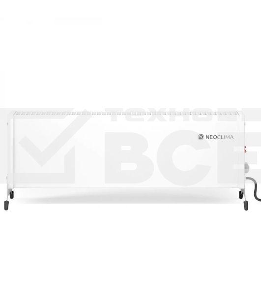 Конвектор Neoclima Nano 2000W белый, 2000 Вт, 25 м2, термостат