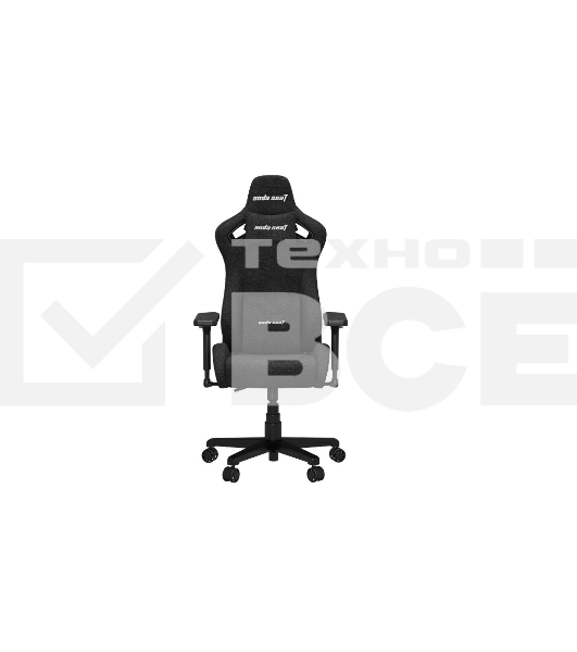 Кресло игровое Anda Seat Kaiser Frontier, цвет черный, размер M (90кг), материал ткань (модель AD12)