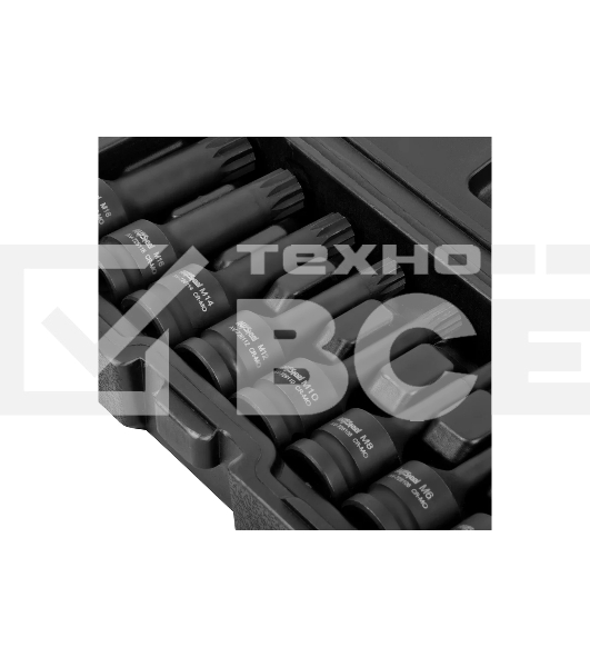 Набор торцевых головок Av Steel AV-726408 в комплекте 8 предметов