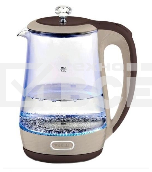 Чайник электрический KELLI KL-1404 кофейный