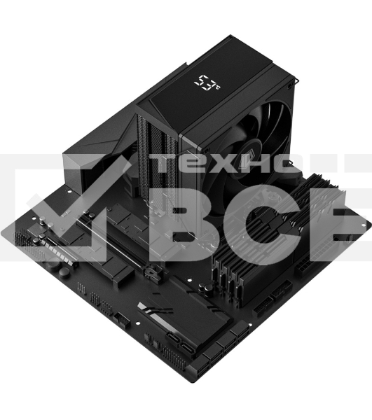 Кулер для процессора ID-COOLING FROZN A410 TD LGA1851/1700/1200/115X/AM5/AM4 (10шт/кор, TDP 220W, PWM, 4 тепл.трубки прямого контакта, FAN 120мм, черный) RET