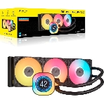 Система жидкостного охлаждения Corsair iCUE LINK TITAN 360 RX LCD (360мм, черный, RGb/ Fans: 3x120мм, 73.5CFM, 36dBA, 2100RPM/ S: 1851, 1700, AM5, AM4), фото2